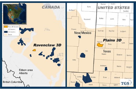 TGS to acquire two North America onshore 3D seismic projects